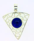 Ciondolo in Argento 925%° lavorazione a filo con centrale in Lapis